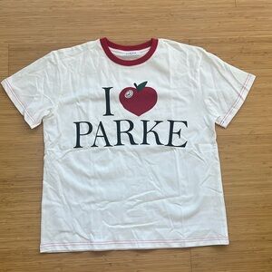 I ❤️ PARKE tshirt NWT